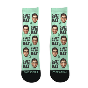 Custom Face Socks - It's My Birthday!