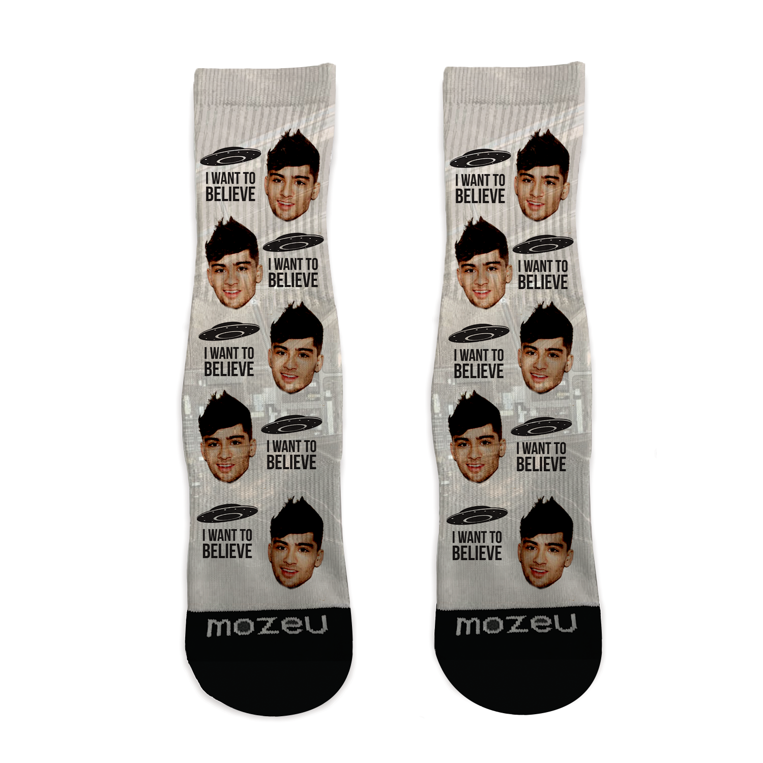 Custom Face Socks - Aliens – Mozeu Socks
