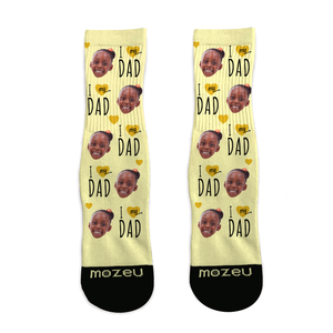 Custom Face Socks - Father's Day