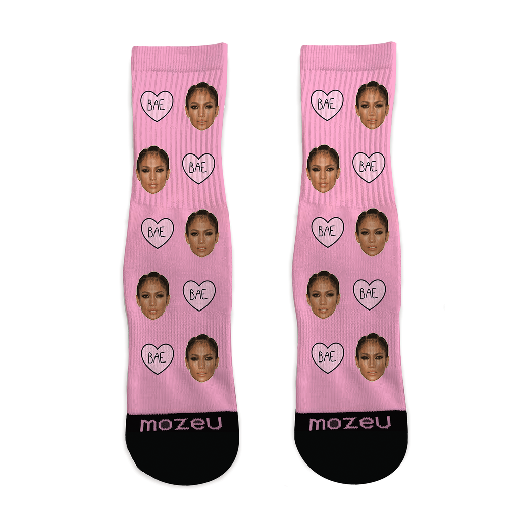 Custom Face Socks - Valentine's