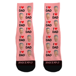 Custom Face Socks - I <3 Dad
