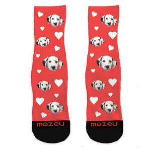 Custom Pup Socks - Love
